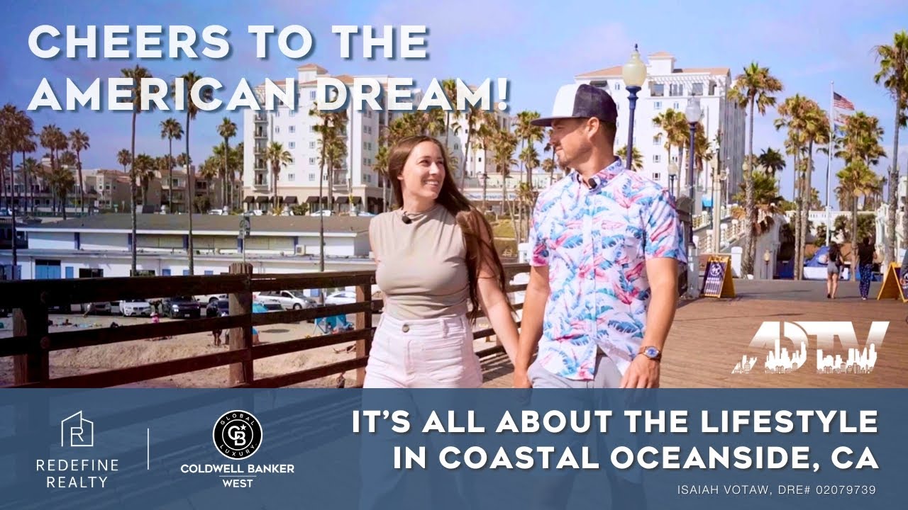 Walking Tour of Coastal Oceanside, CA | Beaches, Food, Housing & Lifestyle | American Dream TV