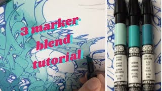 3 Marker Blend Tutorial