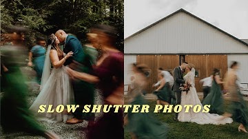 Bridal Party Motion Blur | How to take this "slow shutter" wedding photo