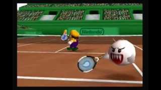 Mario Tennis N64 Flower Cup Boo And Wario