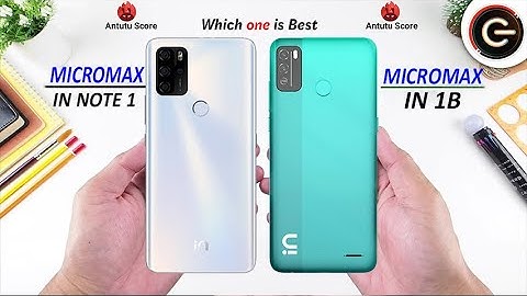 Micromax IN Note 1 Vs Micromax IN 1B - What is Difference...