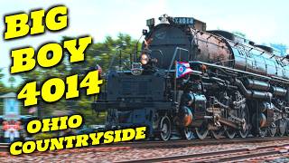 Big Boy No. 4014 - Traveling Through Ohio Countryside