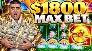 $1,800 Max Bet BONUSES & JACKPOTS On Huff N Even More Puff Slot screenshot 1