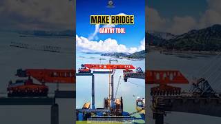 Bridge Gantry tool innovation positions spans at 900 ton #engineering