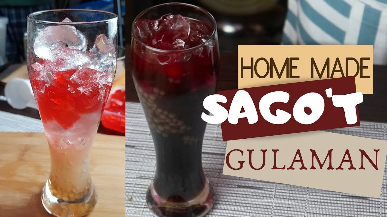 Home Made Sago't Gulaman Pinoy Recipe YouTube