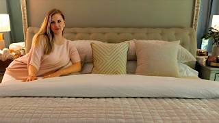 ASMR layering a luxurious guest bed screenshot 5