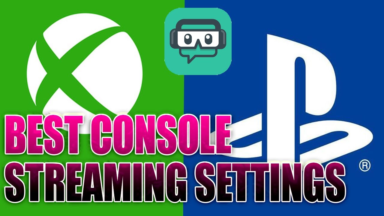 Best Settings For Console Streaming OBS - YouTube