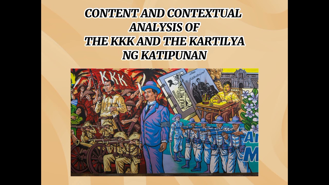 the kkk and the kartilya ng katipunan essay