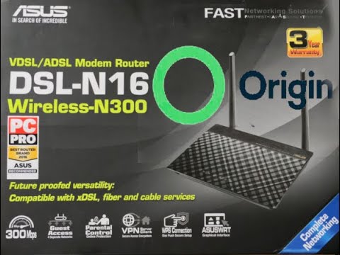 Asus DSL-N16 ADSL Configuration ORIGIN