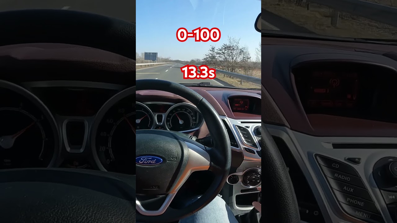 2009 Ford Fiesta mk7 1.25 Duratec  0-100.  