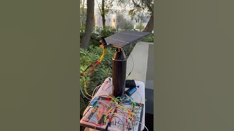 Two-Axis Tracker Embedded Systems Project Demonstration