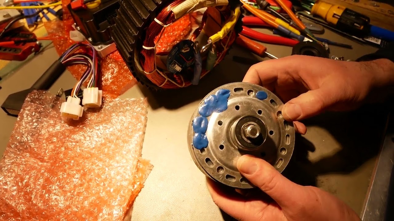 QS165 35H v1 tear down armature and stator