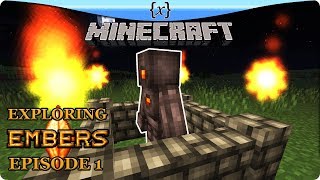 GOLEMS SHOOTING FIREBALLS | Minecraft - Exploring Embers Part 1 | VariablePwn