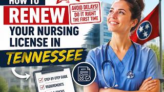 How to renew your nursing license in Tennessee