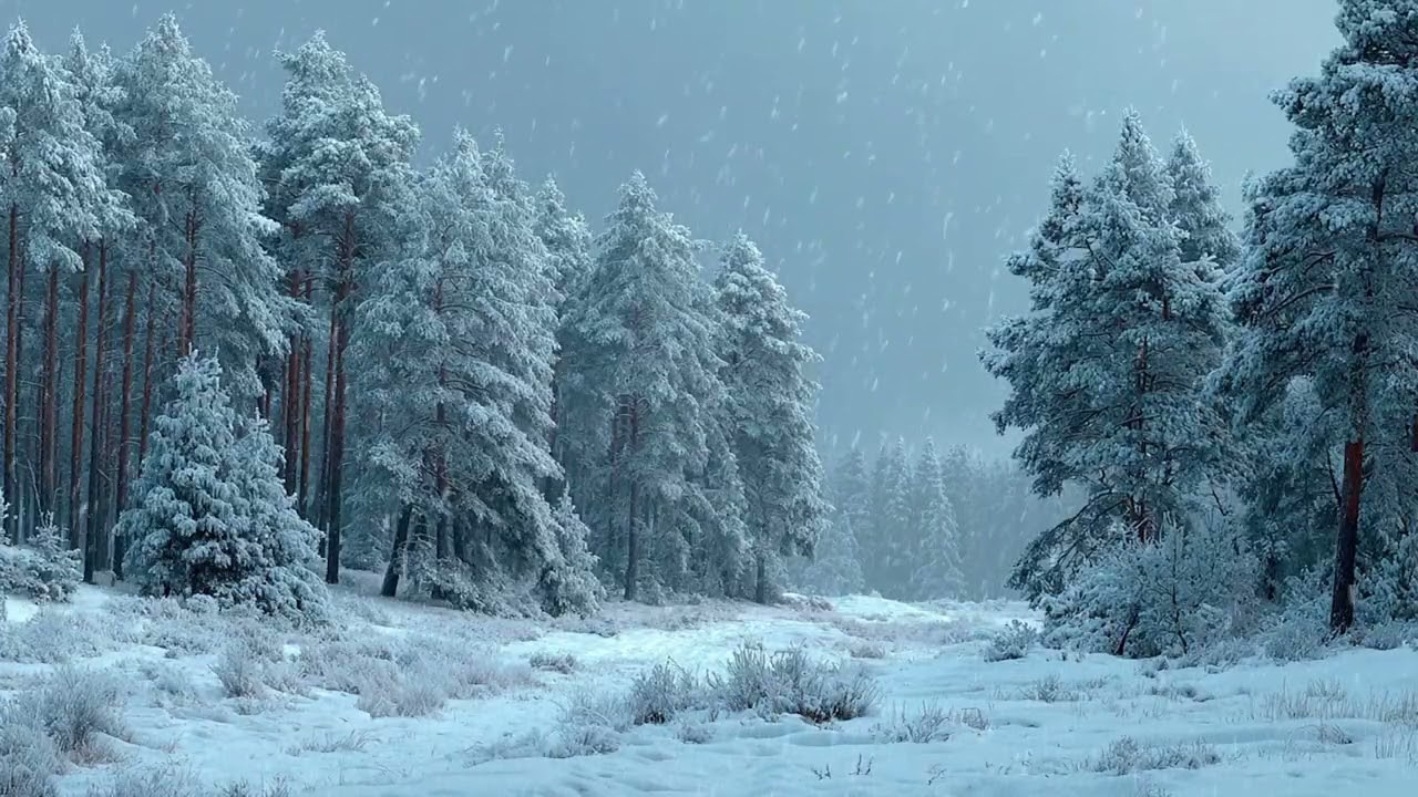 A Winter Moment Made Only of Snow and Time