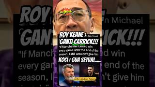 Koci Setuju ama Roy Keane, Ganti Carrick!