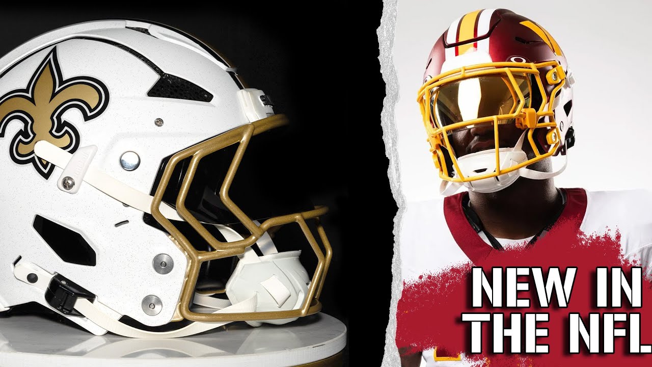 (No Helmet/未開封品)マクファーレンNFL マーク・ブルネル New helmets in the NFL! Helmet News - YouTube