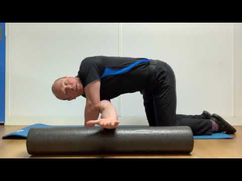 Thread the Needle Foam Roller Thoracic Spine