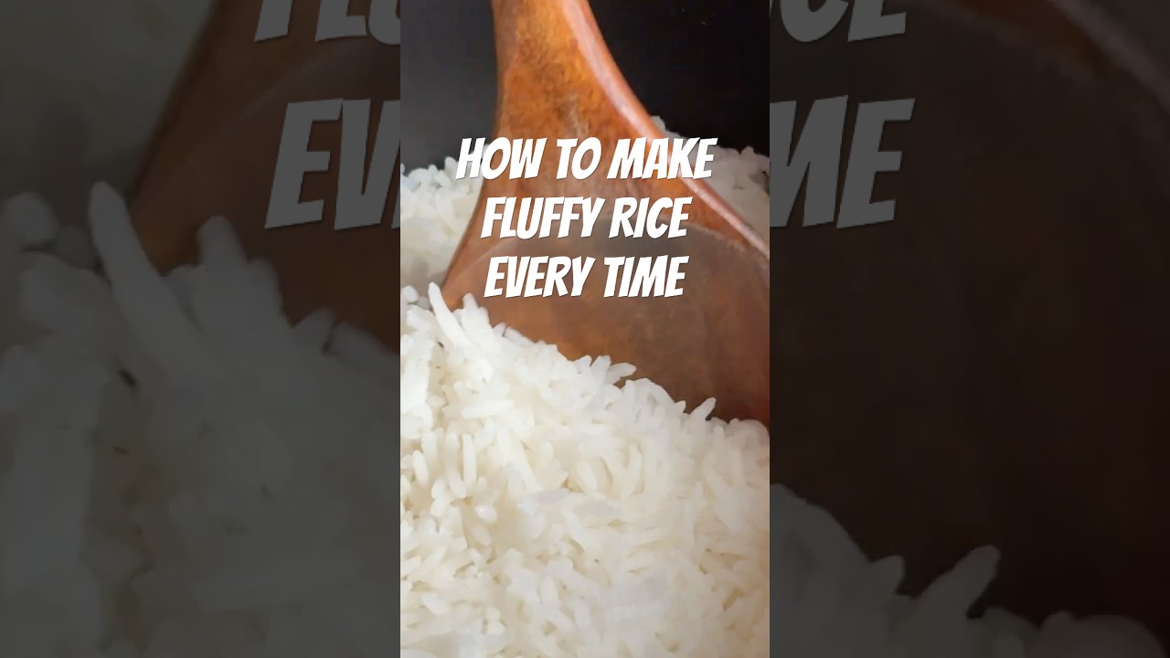 How to Make Fluffy Rice Every Time 🍚 (ASMR Cooking)