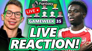 SAKA + GYOKERES HAULS! GAMEWEEK 35 REACTION STREAM! | Fantasy Premier League 25/26