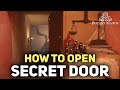 How to open the weight scale door secret priest passage botany manor