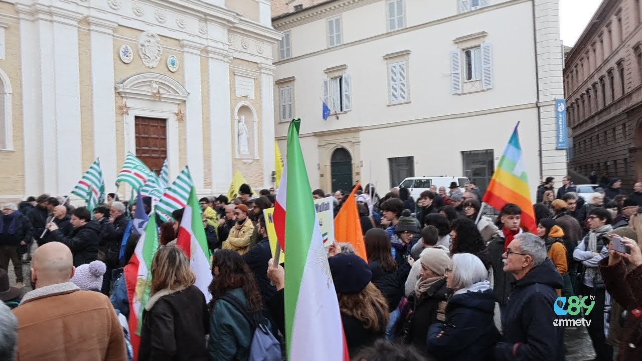 TGEMME.  A Macerata la manifestazione a sostegno del popolo iraniano.