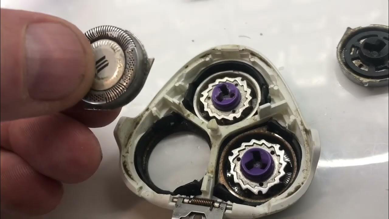 low cost electric shaver BLADE REPLACEMENT (how to sharpen) norelco