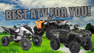 The BEST ATV for you! Sport quads vs Mud Machines vs Sport Utility
