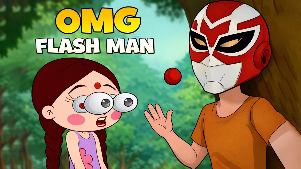 Chutki - Flash Man in Dholakpur | OMG Cartoons for Kids | Fun Kids Videos