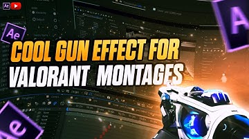 COOL GUN EFFECT For Valorant Montage 🔥 | New Effect For Montage | After Effects Tutorial