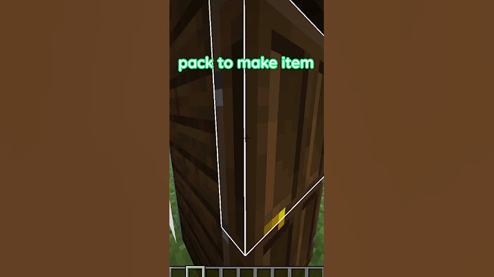 How to make one way glass in Minecraft!