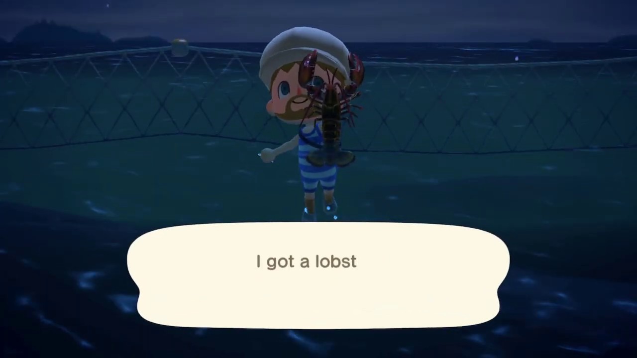 How to catch a Lobster in Animal Crossing: New Horizons - YouTube