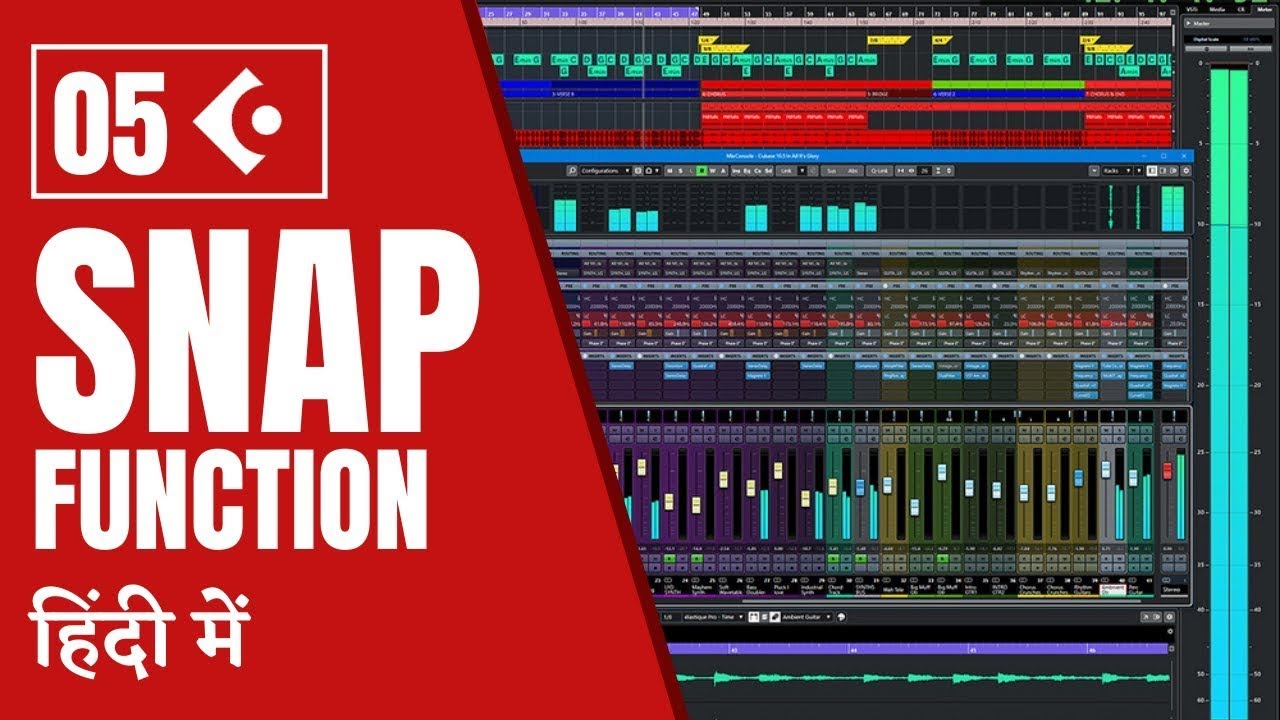 Learn Cubase 10.5 in Hindi | Tutorial 5 - Snap Function - YouTube