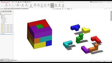 SolidWorks Tutorial 2020! Assembly exercise Nr.3! Learn from homee :D