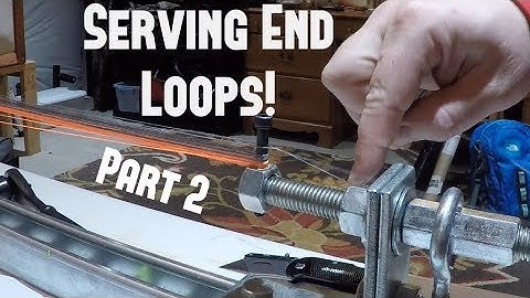 How to Build a Compound Bowstring DIY | Bow and Arrow Part 2 | Serving End Loops with Tag Ends