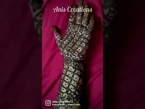checked-mehndi-design-||anis-creations
