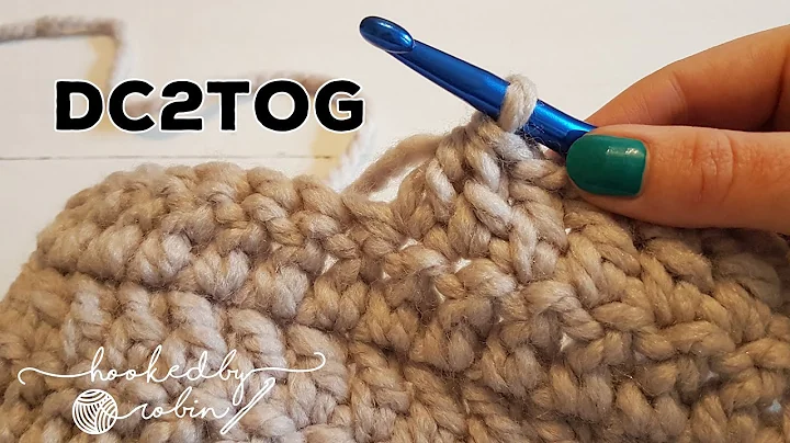 How to Double Crochet 2 Together (dc2tog) | Double Crochet Decrease