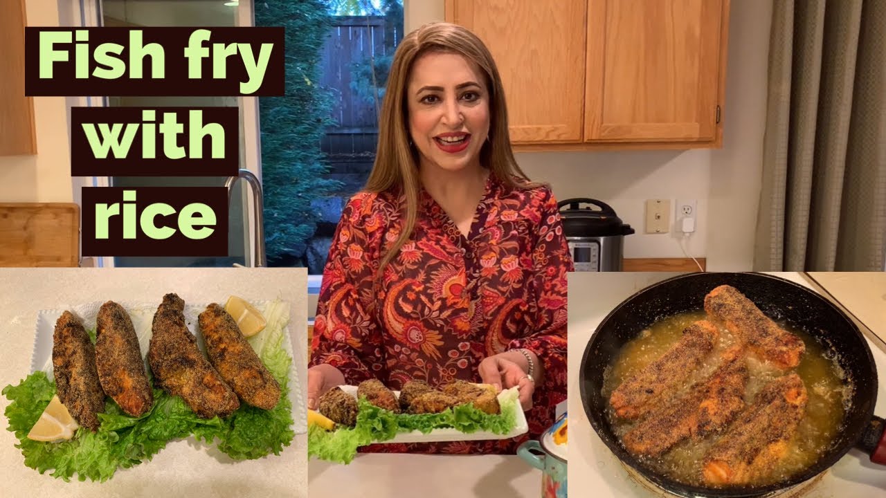 Farah Ashraf Rice Fish fry with rice recipe by Farah Nadeem - YouTube