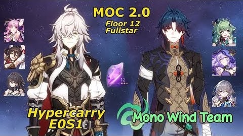 E0 Jingyuan & Mono Wind Team Black Swan x Blade | Memory Of Chaos 12 3 Star | Honkai Stair Rail 2.0