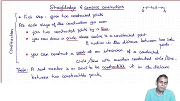 Constructible Numbers