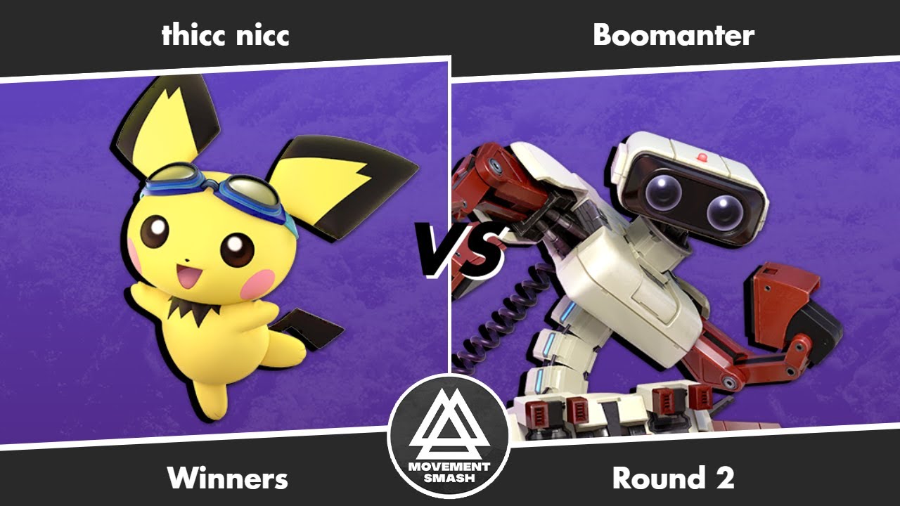 Movement Smash # 231: thicc nicc (Pichu) vs Boomanter (R.O.B.)