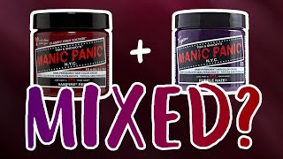 Manic Panic VAMPIRE RED and PURPLE HAZE | Let&#39;s Mix