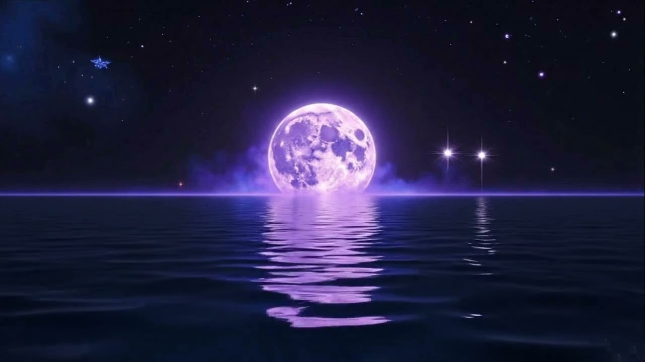 Relaxing Moon Ocean Therapy 🌙 | Terapia Relajante de Luna y Mar 🌊