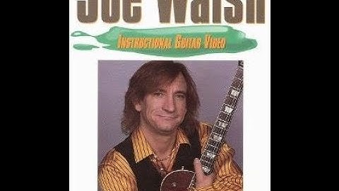 StarLicks Master Sessions with Joe Walsh [VHS]