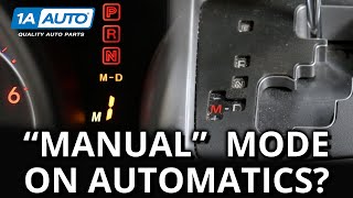 Manually Change Gears on Some Automatic Transmissions! ERS System Explained!