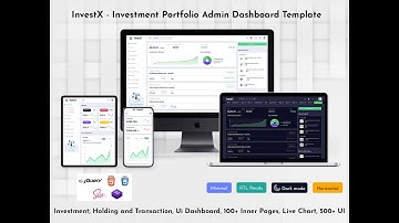 InvestX Admin - Mutual Fund Bootstrap Dashboard Design With WebApp Template