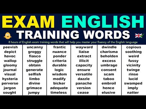 8 Jam LATIHAN KATA UJIAN BAHASA INGGRIS dengan Contoh Frasa | Latihan Berbicara Bahasa Inggris