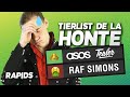 La tier list des marques de vtements jug par les abonns 