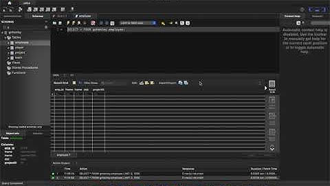 Show hidden grid results on Mac Workbench - MySQL
