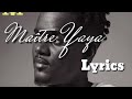 Black M Maître Yaya lyrics (il était une fois)